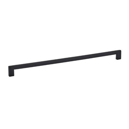 Patioplus 16 in. Center to Center Trail Cabinet Pull, Flat Black PA2155469